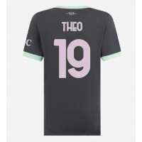 Fotballdrakt Dame AC Milan Theo Hernandez #19 Tredjedrakt 2024-25 Kortermet